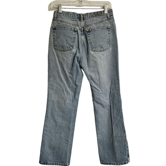 Vintage The Limited Denim Bootcut Jeans Sz 8 Blue Light Wash Fade Distre… - Picture 2 of 10